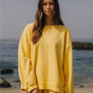 Daily Drills Sunny Crewneck and Super Short sweat set